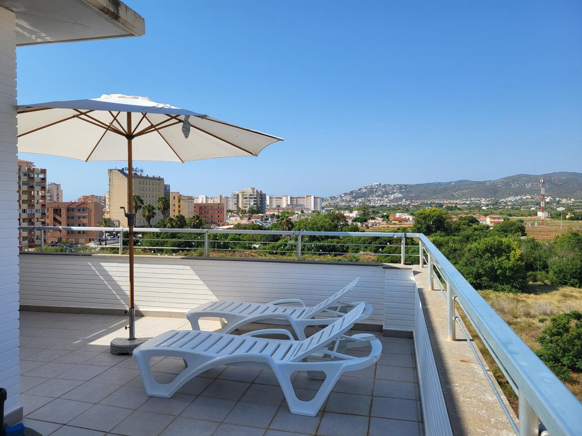 Ferienwohnung Atico Aqua Peniscola, 1ª Linea De Playa, Parking Y Piscina Exterior foto