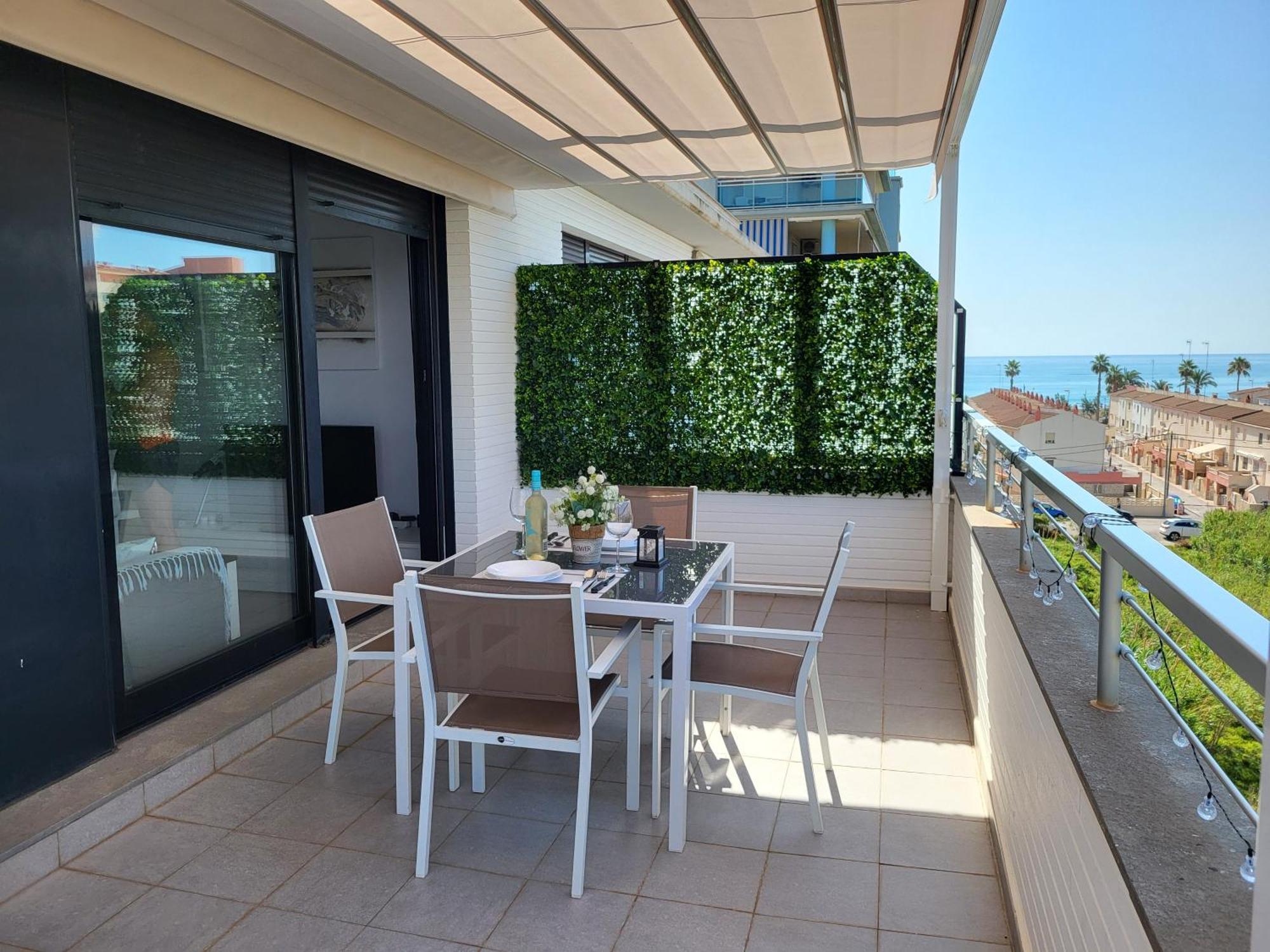Ferienwohnung Atico Aqua Peniscola, 1ª Linea De Playa, Parking Y Piscina Exterior foto